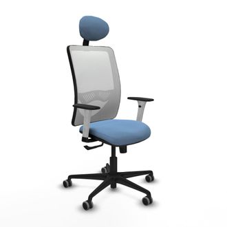 Piqueras y Crespo Silla De Oficina Piqueras Y Crespo Zulema Blanco Respaldo Fijo Reposacabezas