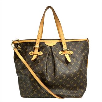 Louis Vuitton Brown Monogram Canvas Tote Bag (Pre-Owned)