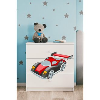 Les Tendances Les Tendances - C&oacute;moda 3 Cajones Kocot Kids Babydream Coche De Carrera - Blanco