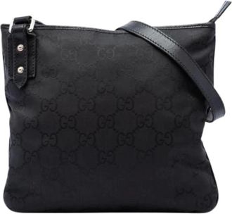Gucci Borsa a tracolla in nylon Pre-owned - - Pre-owned - Donna - Nero - ONE SIZE