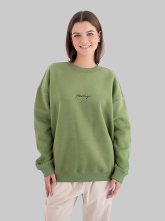 Hurley Hurley Script Only Crew Sweater gr&uuml;n
