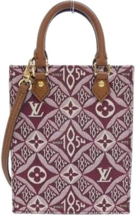 Louis Vuitton Pre-owned Mini Bags, female, Multicolor, Size: ONE SIZE Pre-owned Since1854 Petit Sac Plat Jacquard Shoulder Bag