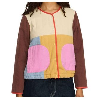 Selfhood Quilted Block Jacket Freizeitjacke f&uuml;r Damen | beige