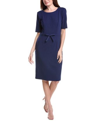 Adrianna Papell Bow Waist Sheath Dress