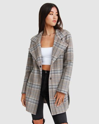 Belle & Bloom Ex-Boyfriend Wool Blend Oversized Jacket
