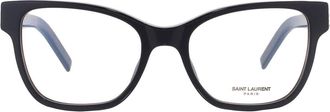 Saint Laurent Demo Square Ladies Eyeglasses SL M158 007 54