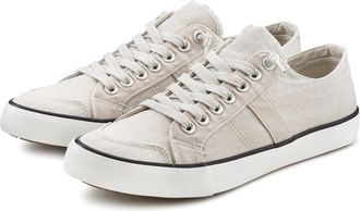 Le Jogger Sneaker »Schnürhalbschuh« Schnürschuh, Halbschuhe, Freizeitschuhe, Slipper aus Canvas VEGAN