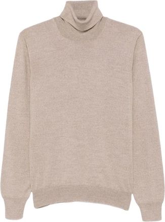 La Fileria Maglia in Lana Vergine - - Knitwear - Uomo - Beige - M