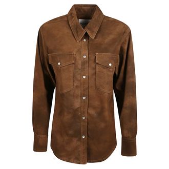 Isabel Marant Shirts, female, Brown, XS, Karima Shirt
