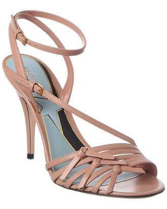 Valentino Vlogo 100 Leather Sandal