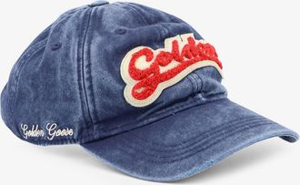 Golden Goose Mens Cotton Hat Blue