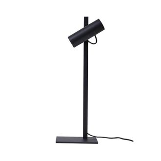 Lucande L&aacute;mpara de mesa de metal negro