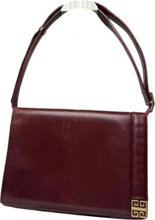 Givenchy Pre-owned Shoulder Bag - Dames - Vintage Schoudertas - Rood - ONE Size - Leer - Vintage