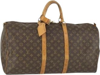 Louis Vuitton Pre-owned Vintage Weekendtas - Dames - Vintage Weekendtas - Bruin - ONE Size - Vintage