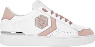 Philipp Plein Low Top Sneakers Arrow Force - unisex - Sneakers - Roze - 36 EU - Leer - Schoenen