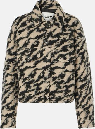 Isabel Marant Ferida printed wool-blend jacket