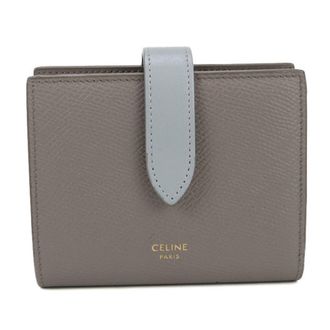 Celine Gray Leather Wallet (Bi-Fold) (Pre-Owned)