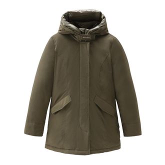 Woolrich Jassen, Dames, Groen, S, Winterjas - Donkergroen