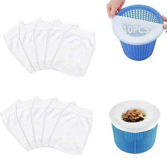 OEM Piscine Filtre Skimmer,10 Pcs Chaussettes De Skimmer De Piscine,pool Skimmer Socks,pour Attraper Les Feuilles DArbre Piscine Prot&eacute;gez La Piscine Propr