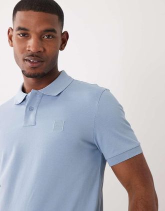 Boss Orange by Hugo Boss HUGO BOSS - Polo slim blu chiaro