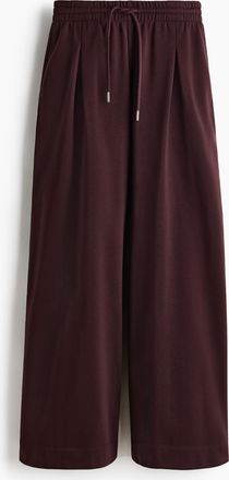 H&M Kordelzughose mit Falten - Red