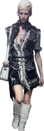 Lanvin Vintage Tweed Dress Size L