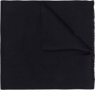 Paul & Shark Geborduurde wollen sjaal - Heren - Wintersjaals - Blauw - ONE Size - Wol - Accessoires
