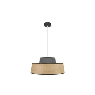 Fabrilamp Fabrilamp - Colgante Jia 1xe27 Natural/gris Regx50x50 Cm