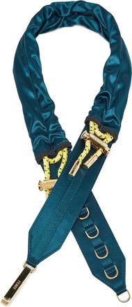 Fendi x Chaos Tracolla per borsa in raso - Blu