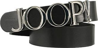 Joop Lederg&uuml;rtel JOOP, Damen, Gr. 100, schwarz, silber, Rindsleder, G&uuml;rtel Lederg&uuml;rtel