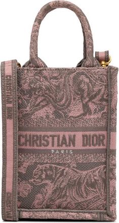 Dior Pre-owned Dior Mini Toile de Jouy Vertical Book Tote Ladies AT0COT5YMAWL3P5K