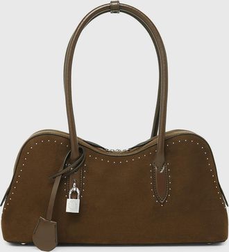 Stella McCartney Ryder Vegan Suede Shoulder Bag