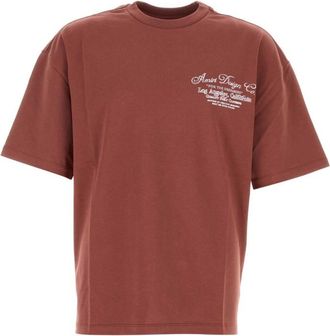 Amiri Red Crew Neck T-Shirt