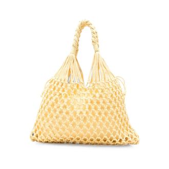 Frankie Shop Naia Macrame Bag - female - The Frankie Shop - Shoulder Bags - Yellow - ONE SIZE - Bags