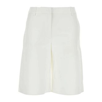 Valentino Garavani Casual Shorts, female, White, Size: 2XS Bermuda Shorts