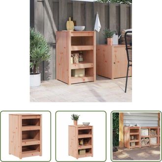 vidaXL vidaXL Mobile in pino - Mobile da cucina Rovere Marrone 55 x 55 x 92 cm Pino massello