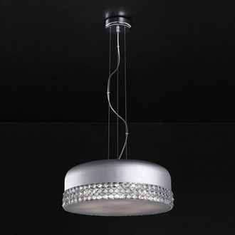 Netlighting Carina Classic 6 Light Pendant Ceiling Light G9 in Silver