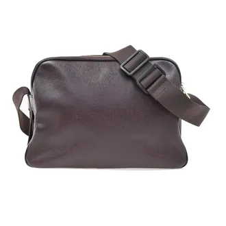 Louis Vuitton Reporter Taiga Leather Brown Leather Handbag (Pre-Owned)