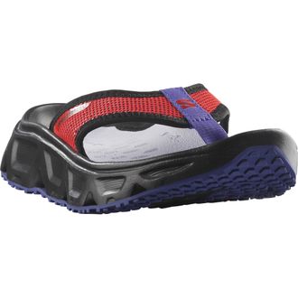 Salomon Zehentrenner SALOMON REELAX BREAK 6.0 W, Damen, Gr. 40,5, schwarz (cosmic sky, schwarz, flame scarlet), Textil, Schuhe Zehentrenner