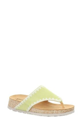 Think Koak Whipstitch Sandal in Lime at Nordstrom, Size 10-10.5Us