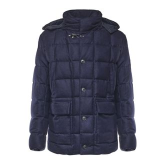 Fay Winter Jackets, male, Blue, S, Winter Jackets