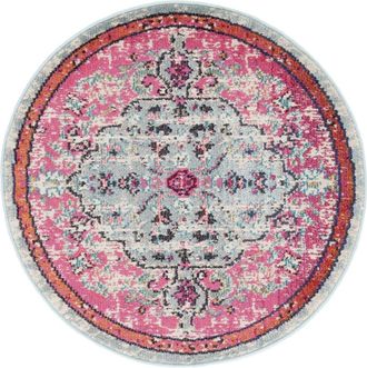 Safavieh Alfombra Fucsia/Teal 122 X 122 cm