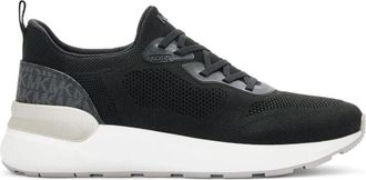 Michael Kors Zwarte Slip-On Casual Trainer - Heren - Sneakers - Zwart - 45 EU - Polyester - Schoenen