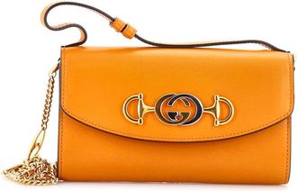 Gucci Zumi Shoulder Bag Leather Mini (Authentic Pre-Loved)