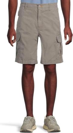 L.L.Bean Mens L. L.Bean Allagash 10 in Cargo Shorts Asphalt Cotton Natural Fit GBO2023