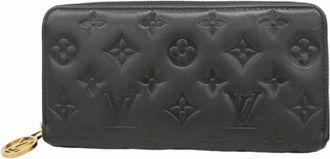 Louis Vuitton Noir Long Wallet (Bi-Fold) (Pre-Owned)
