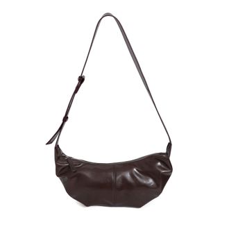 Adornia Brown Adjustable Strap Moon Bag