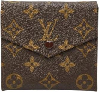 Louis Vuitton Pre-owned Wallets, female, Brown, Size: ONE SIZE Pre-owned Portemonnaie Billets Cartes Cr&eacute;dits Monogram Wallet