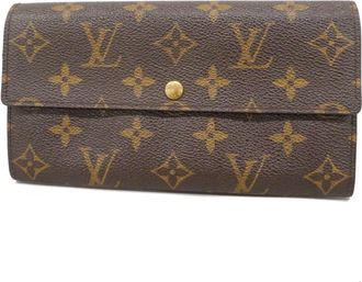 Louis Vuitton Brown Long Wallet (Bi-Fold) (Pre-Owned)