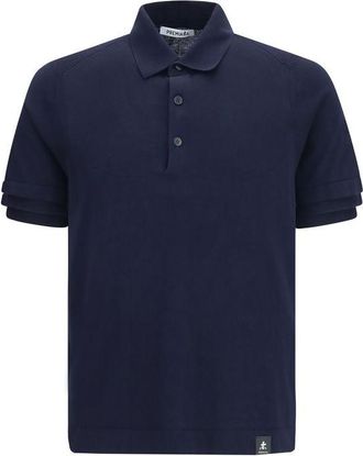 Premiata Blue Cotton Polo Mens Shirt